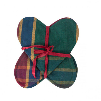 Cotton 4 Piece Coaster Set