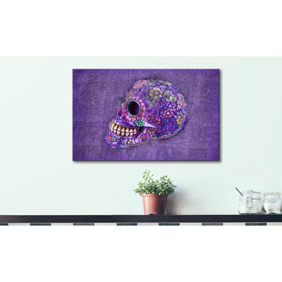 Violet Death - Wrapped Canvas Print