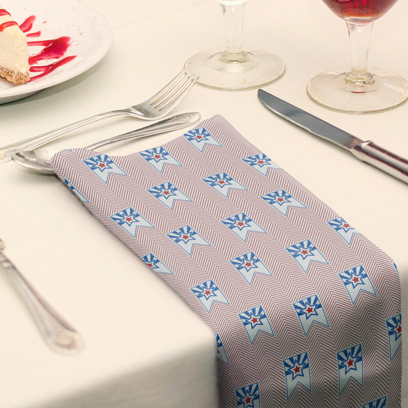 No Pattern Square Napkin, 22" x 22", Polyester