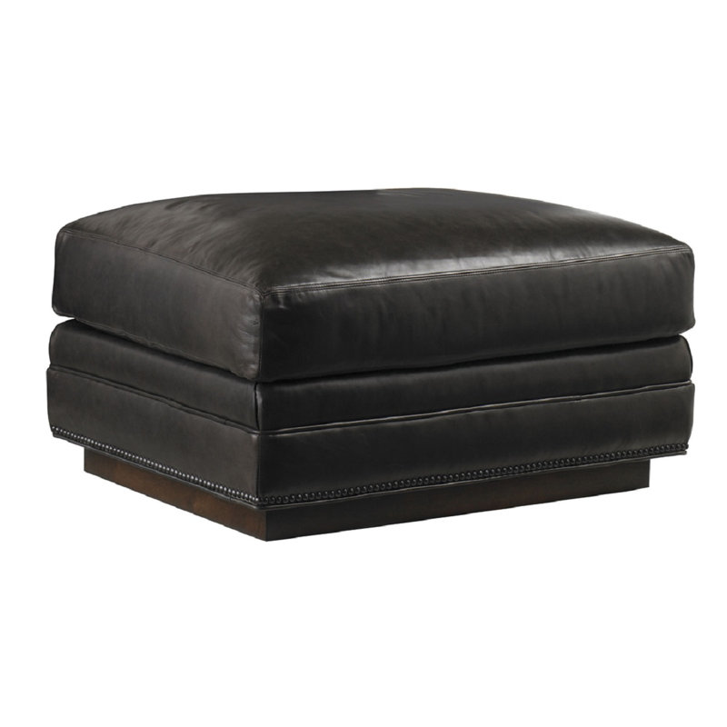 Repose-pieds en cuir Balance