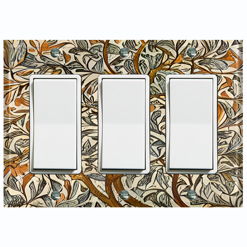 3 - Gang Rocker Standard Wall Plate