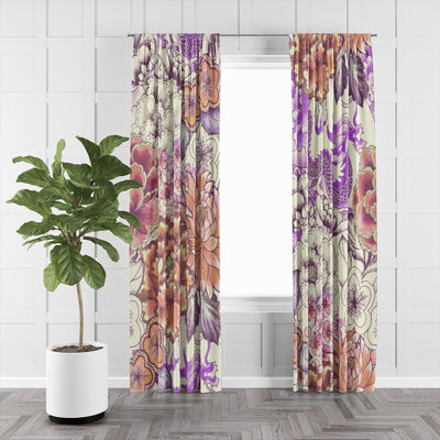 Semi Sheer Curtain Pair