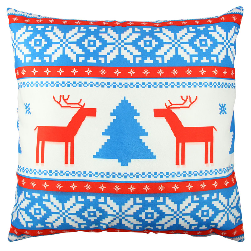 Premium Washable Cushion, 17.0 x 17.0 Inches, 50% Cotton / 50% Polyester, Silicone Filling, Concealed Zip | Soft, Comfortable & Ironable | Perfect for Home Decor, Living Room & Bedroom Accents