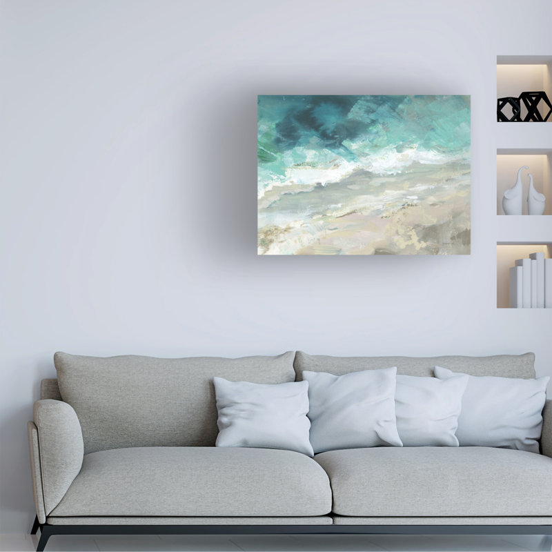 Art mural sur toile tendue - Danhui Nai «Aérien Sea View» pour décoration de salon, de chambre à coucher ou de bureau - 14 x 19