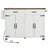 Versatile Farmhouse Kitchen Island With Power Outlet, Storage, And Drop Leaf For Enhanced Functionality And Style-415382783