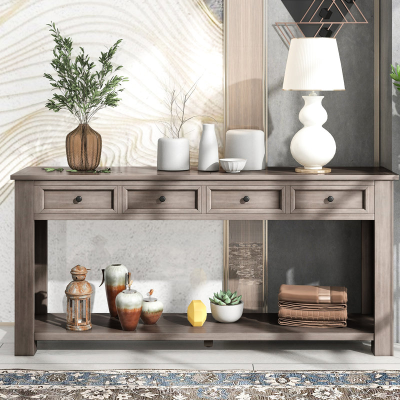 Console Modern Modern, Gray Wash