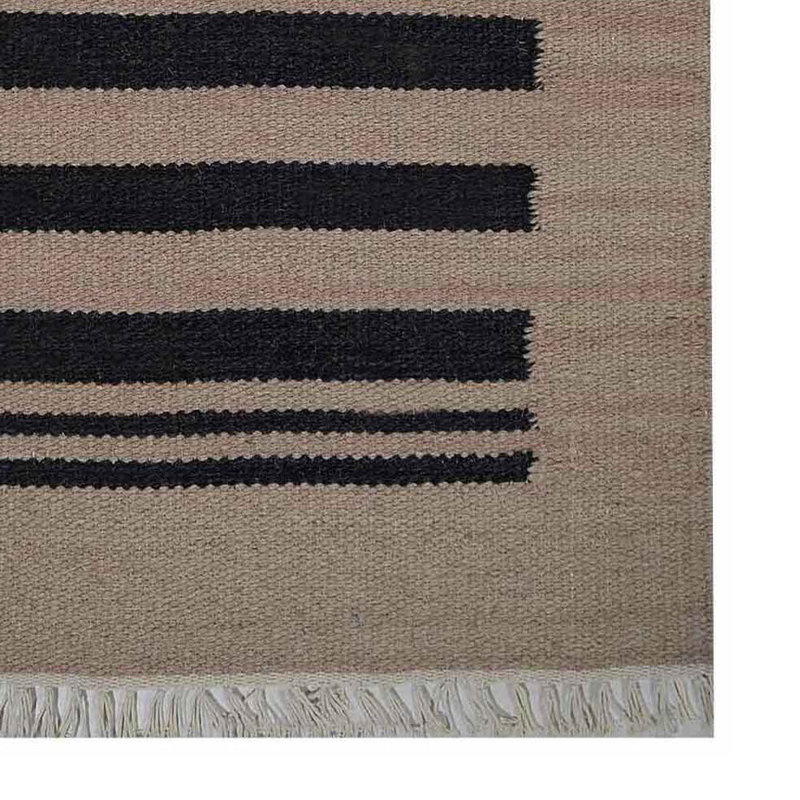 Reynosa Hand Woven Flat Weave Kilim Wool Eco-Friendly Area Rugs - Runner, Plum Color, Plain Solid Design, Low Pile Handmade Area Rugs for Living Room, Bed Room