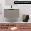 36'' Single Bathroom Vanity with Resin Top-791636357