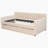 Upholstered Daybed With Drawers, Wood Slat Support-1532259252