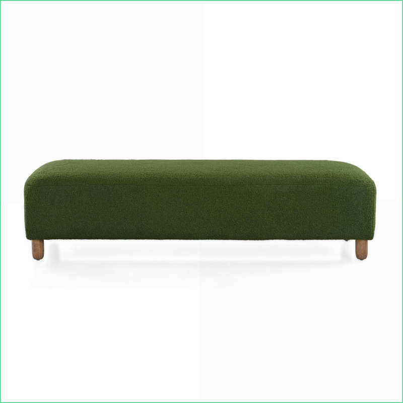 Repose-pieds, vert forêt, siège / repose-pieds polyvalent, structure en pin massif | Bois, Vert