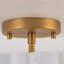 Plafonnier semi-encastré 15 po 3 lumières Mid-Century
