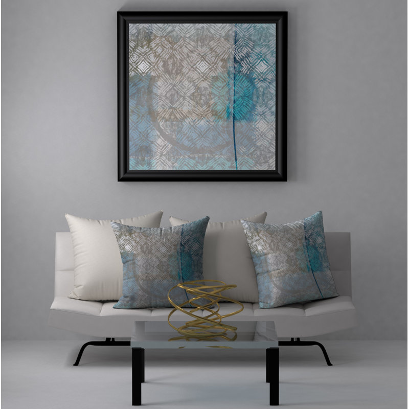 Très grande housse de coussin carrée et insert, 18 po x 18 po
