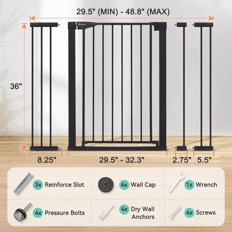 Safety Gate, Black