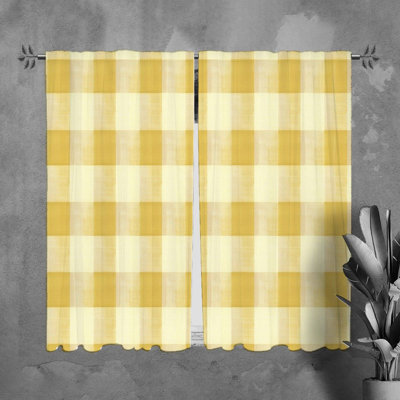 Paire de rideaux obscurcissant en polyester Nakevia
