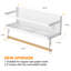 Wall Mounted Required Spice Rack with Adjustable Racks-1881702136