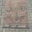 Tapis de couloir en laine beige 33,9 x 144,5 po Vintage
