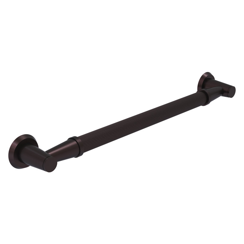 Barre d’appui à roseau, Bronze antique, l 24 po