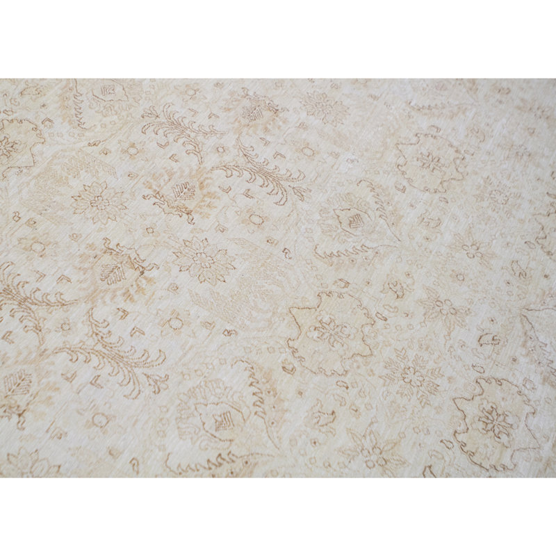 Ziegler Hand Woven Wool Damask Area Rug