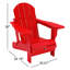 Chaise Adirondack pliante en plastique Berngar-323629534