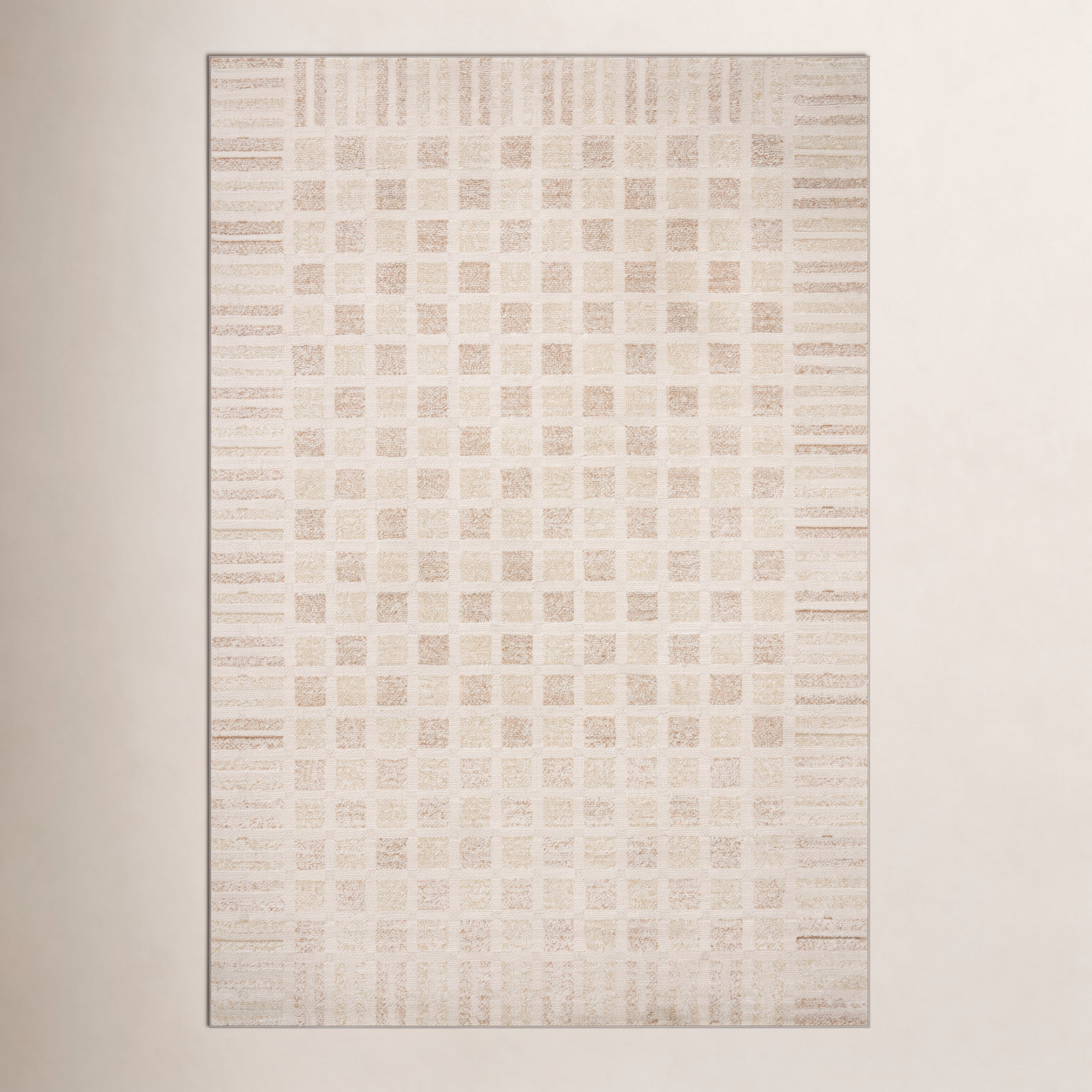 Chris Loves Julia x Loloi Calvin Bone Natural Rug, Rectangle 9'6" x 12'6"