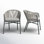 Domenica Premium All-Weather Wicker Outdoor Dining Armchair with Cushion