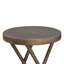 Jovita Solid Wood Cross Legs End Table