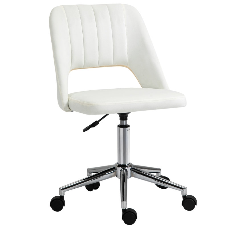 Brayden Studio Office Chair, Cream, Cream White