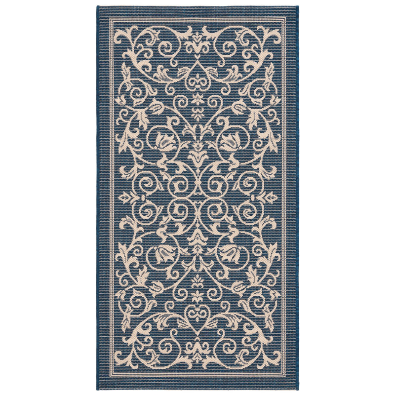Galena Performance Floral Indoor/Outdoor Area Rug, Rectangle 2'7" x 5'
