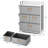 Nykeem Steel 22.8'' W 4 - Drawer Dresser