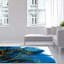 Franky-Blu Floral Area Rug-435272519