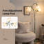 Lampe sur pied 65,55 po Tall Green