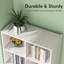 Bibliothèque moderne polyvalente à 12 cubes avec installation verticale ou horizontale pour un rangement et une présentation efficaces