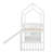 Twin Loft Bed With Two Drawers And Slide, House Bed With Slide