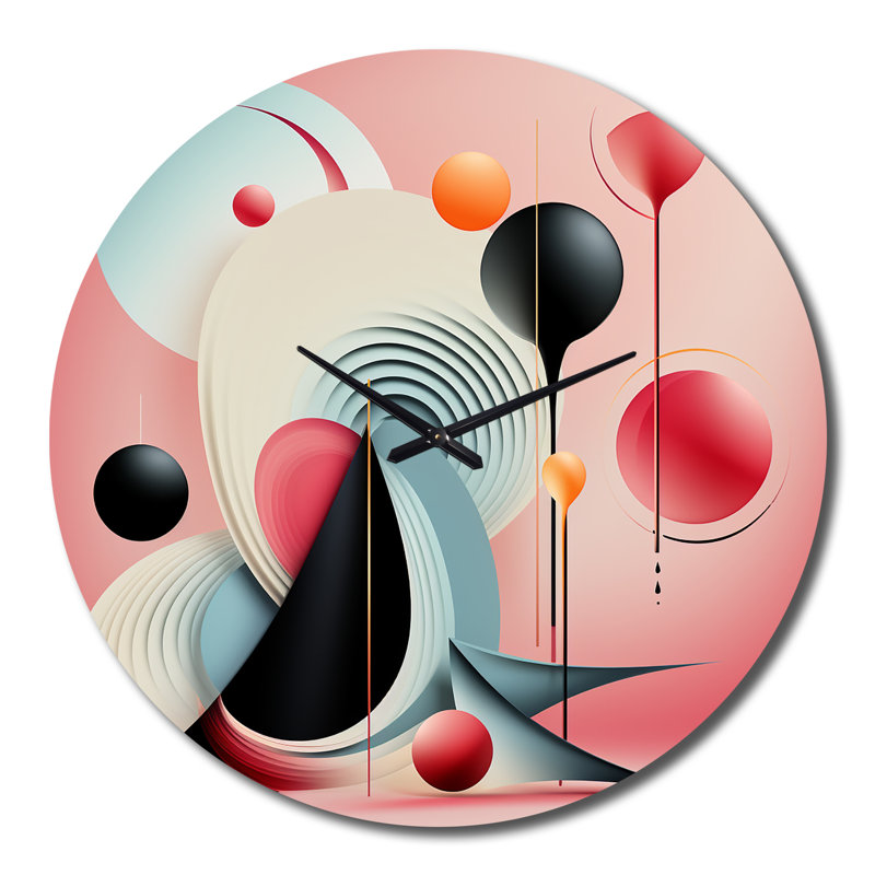 Horloge murale en métal, Grand