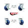 4 Piece Polyurethane Caster Set