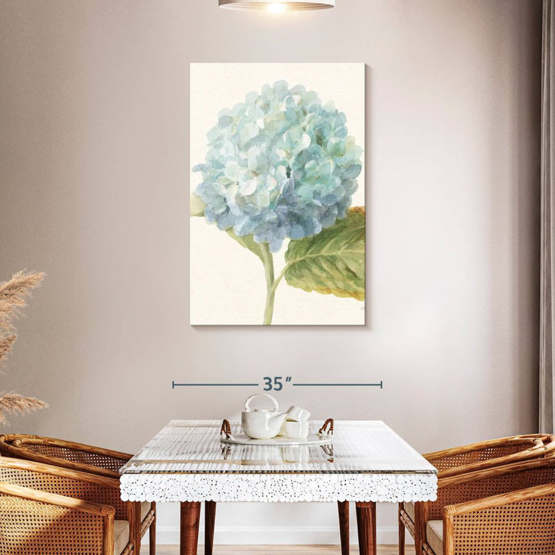 Harnek Floursack Florals Blue Hydrangea, 45" H x 30" W