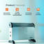 2,000 Watt Convection Heater