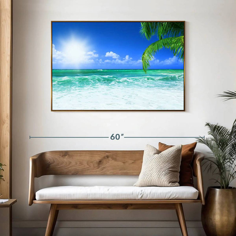 Ayrihanna Daydream, 46 po x 31 po, Cadre flottant doré