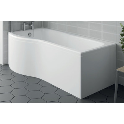 Oblique 1700Mm P Shaped Front Panel