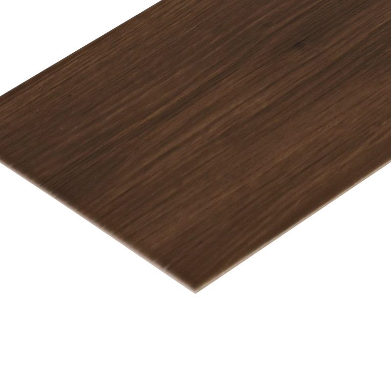 Revêtement de sol en vinyle à coller 6 po x 48 po Daltile Cyrose, Brun foncé
