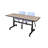 Nicklos Flip-Top Training Nesting Table, 2 M Stack Chairs-32668122-32668140