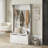 HOMCOM 3-In-1 Entryway Hall Tree With Storage Bench-1773491141