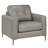Solera Leather Chair, Ivory