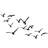 11 Metal Birds Wall Decor