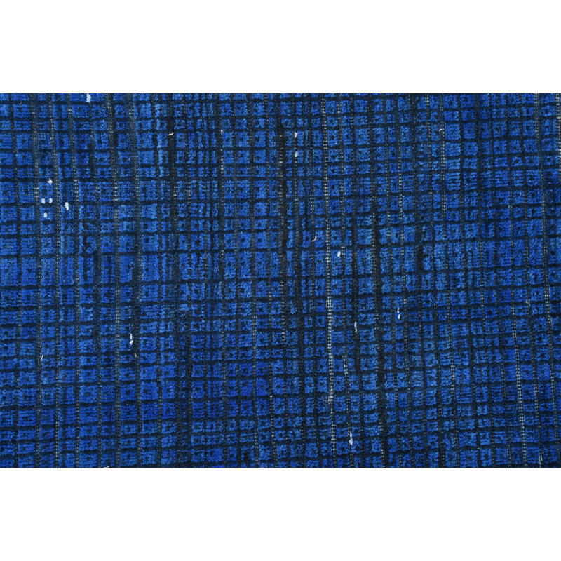 Tapis bleu 4 x 6 Porcaro