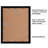 Merranda Americanflat 11x14 Collage Picture Frame - Fits Five 4x6 Photos - Shatter-Resistant Glass - Black
