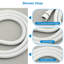 Wall Mount Shower System, 10" Rainfall Shower Head With Slider Bar Handheld Spray And Soap Dish-110602287