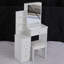 Coiffeuse Roy avec tabouret rembourré Roy-1323085752