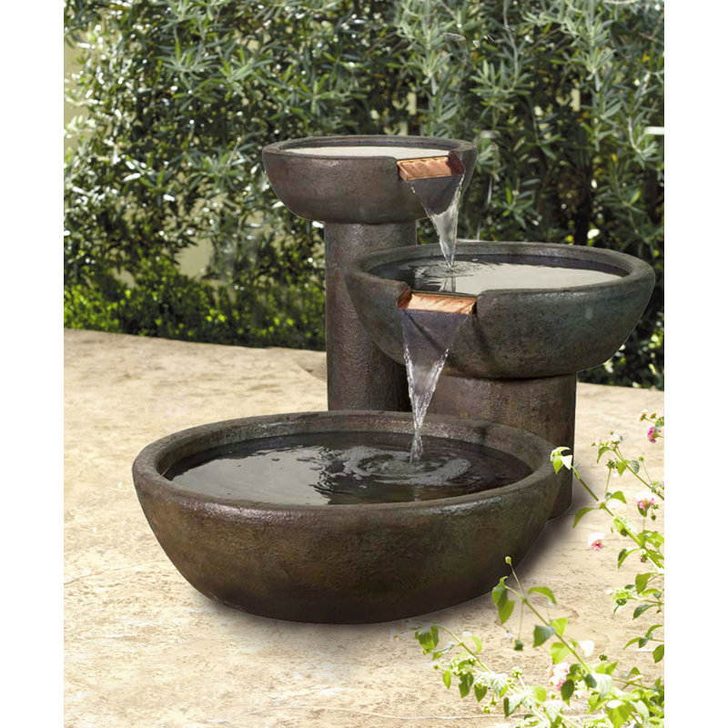 Deco Cascade Fountain, Amber