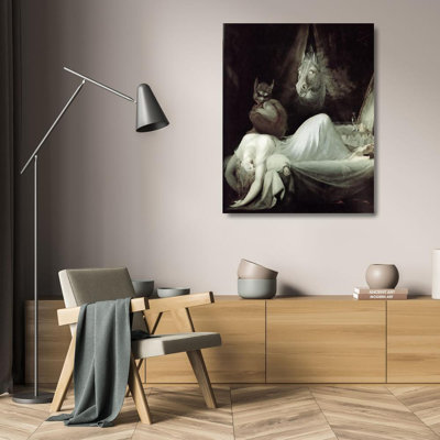 Art sur toile tendue avec la galerie Red Barrel Studio® Fuseli, Henry: The Nightmare (The Incubus) (97_53315) 53315
